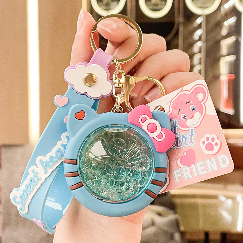 Wholesale Acrylic Luminous Keychain Pendant Cute Drifting Bottle